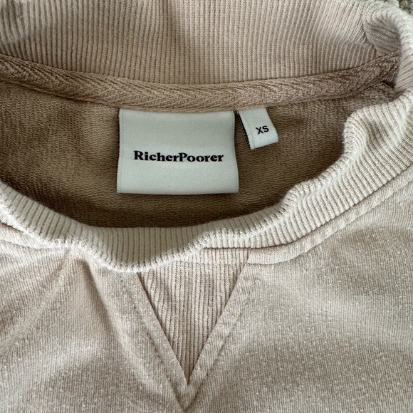 Richer Poorer Stretch Terry Mock Neck Sweatshirt - Picture 6 of 7